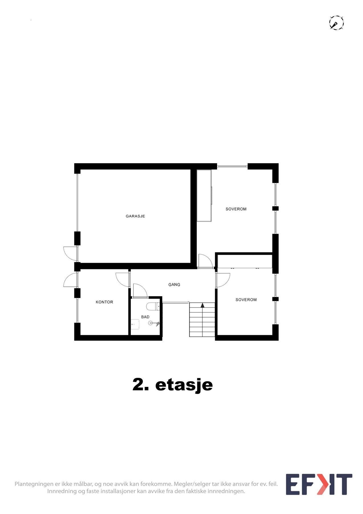 Plantegning 2. etasje. Galleribilde
