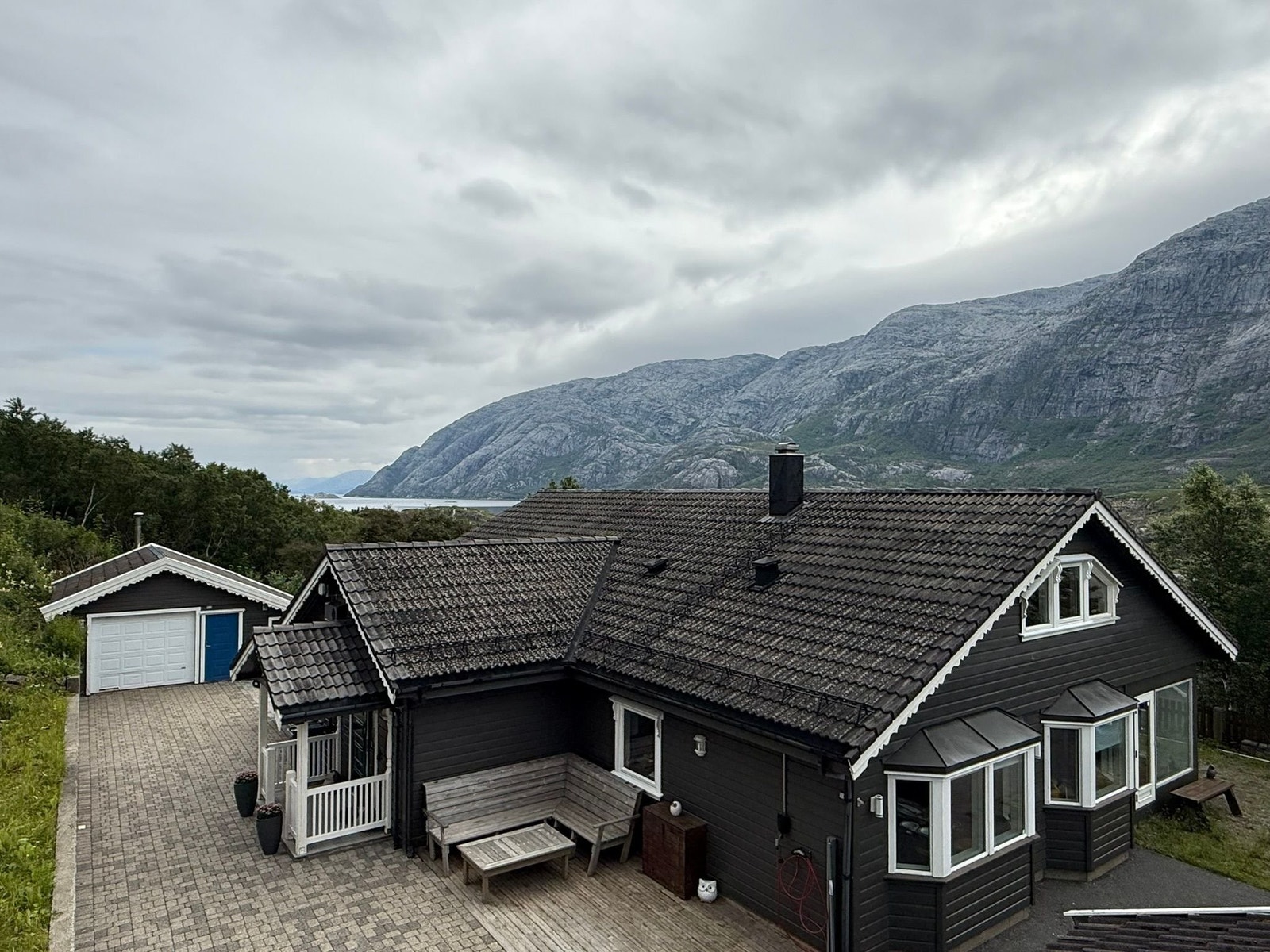 Oversiktsbilde sett fra sør-vest. Galleribilde