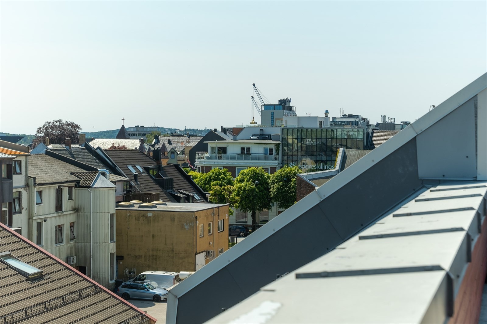Utsikt fra felles takterrasse Galleribilde