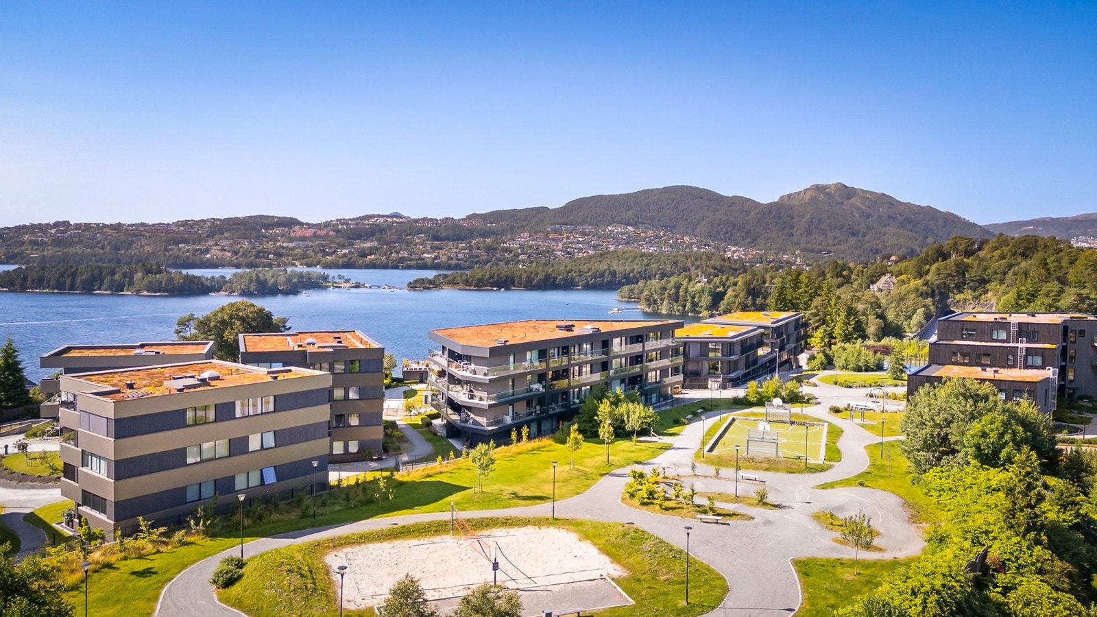 Et sameie med ekstraordinær komfort og fellesarealer utover det vanlige i Bergen - Felles baner. Galleribilde