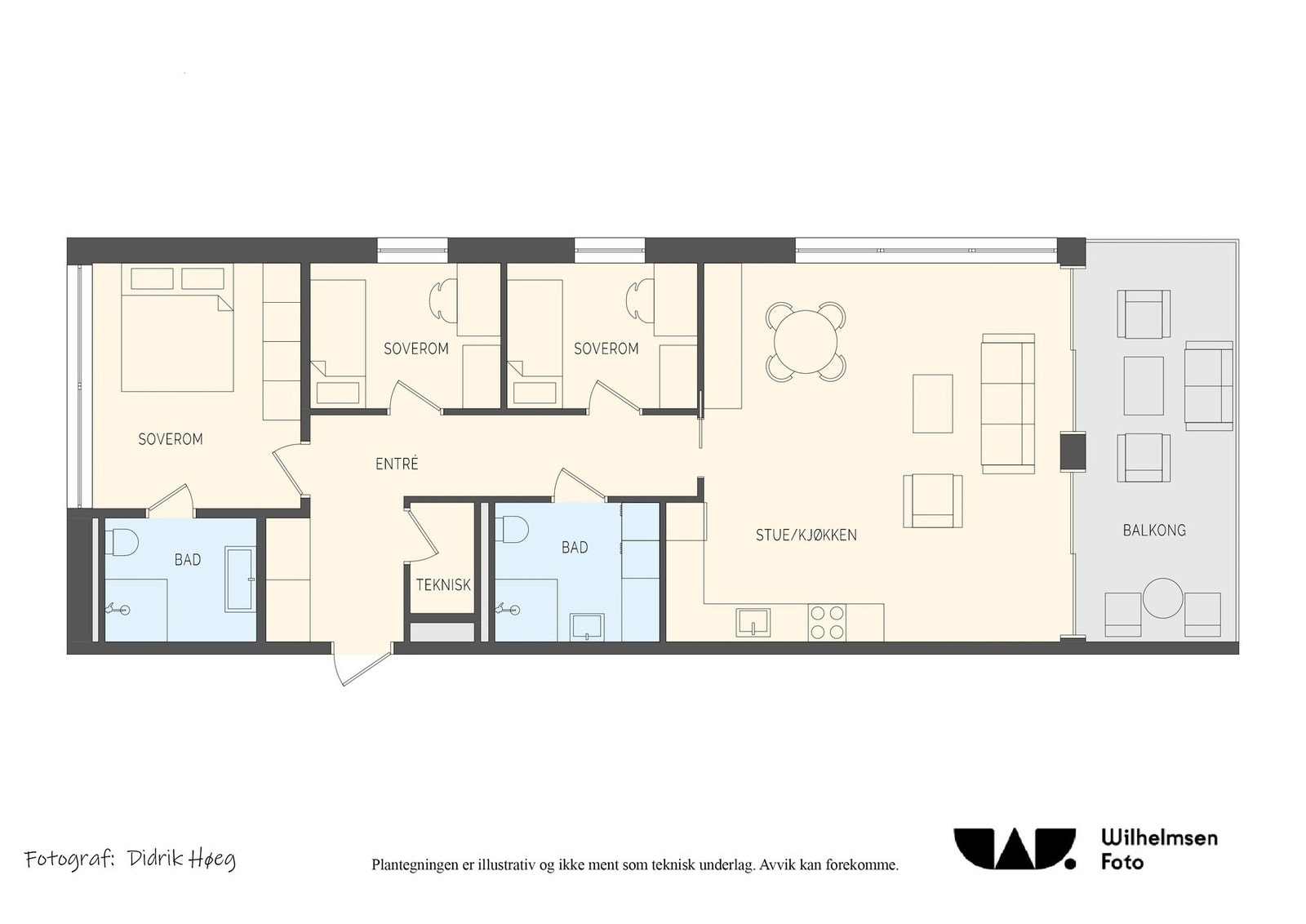 Plantegning Galleribilde
