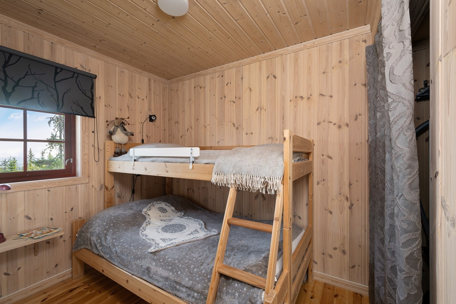 Det tredje soverommet har også plass til køyeseng. Galleribilde