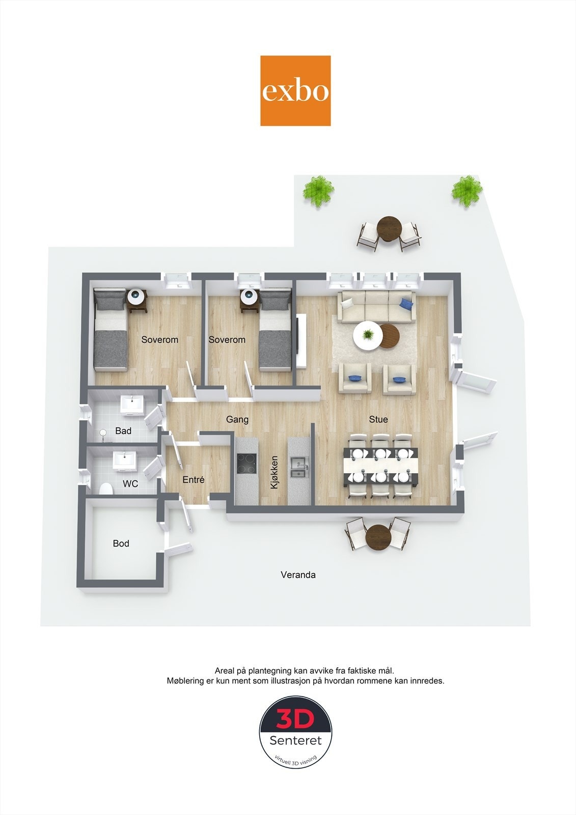 Plantegning Galleribilde