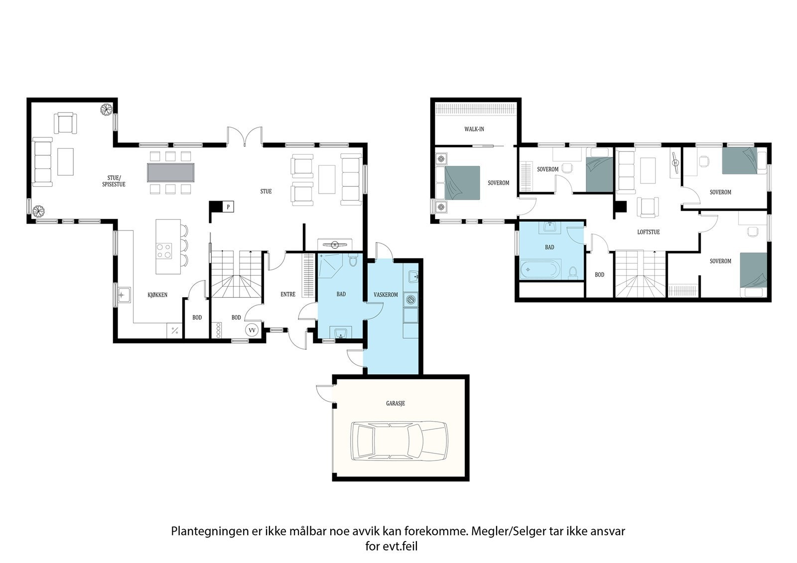 Fullstendig plantegning Galleribilde