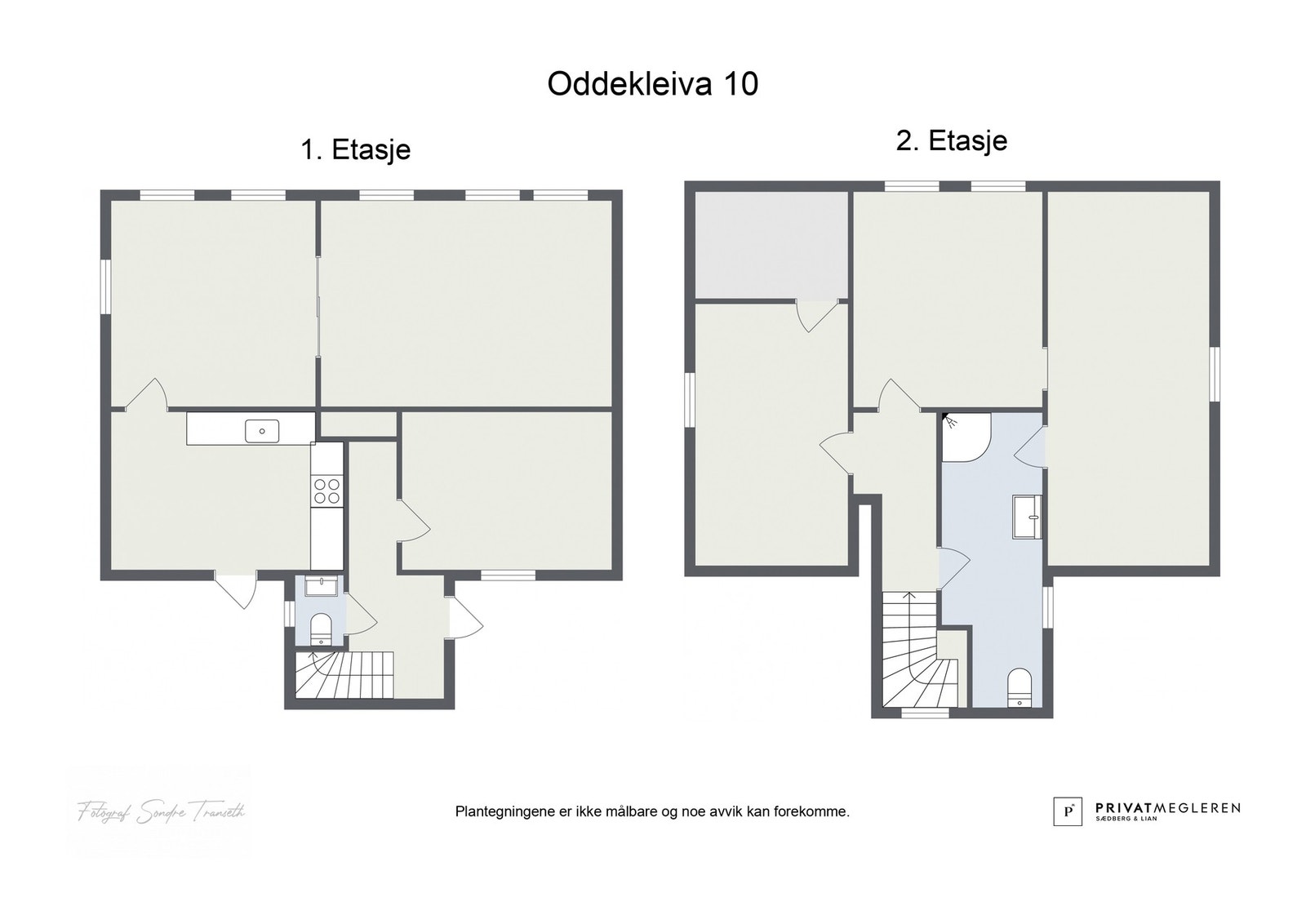 Planskisse over eiendommen Galleribilde