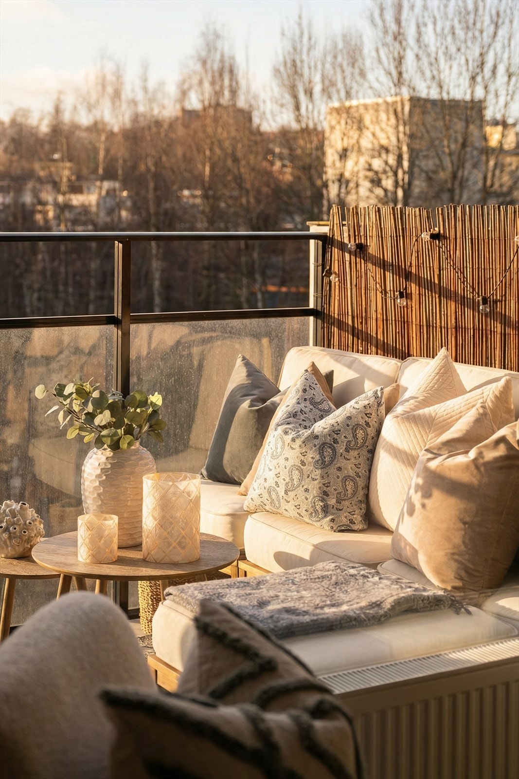 Nyt varme sommerdager på balkongen!
(Solen er illustrert, avvik kan forekomme) Galleribilde