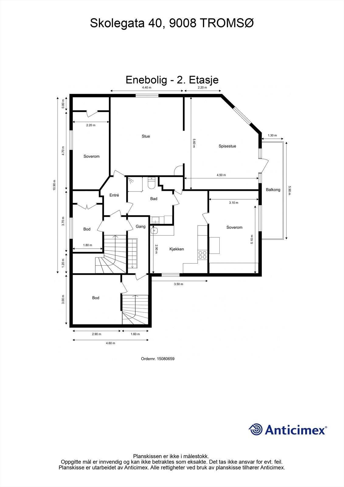 Plantegning 2. Etasje Galleribilde