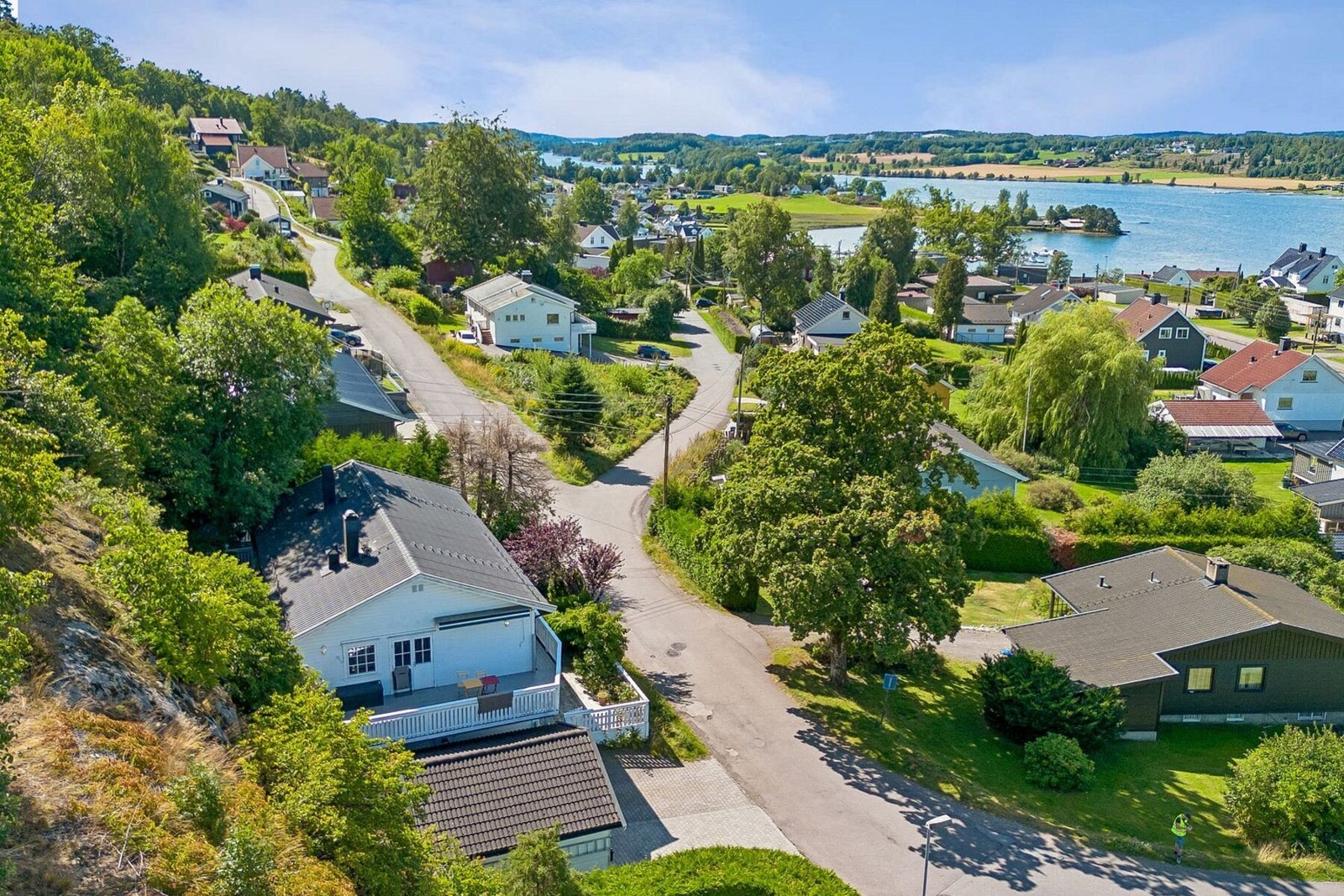 Populært boområde like ved vannet. Galleribilde