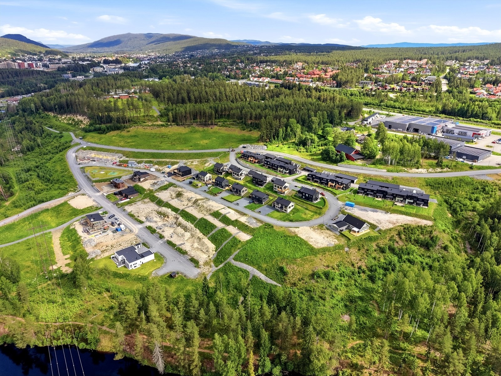 Dronebilde over området (fra sommeren 2026) Galleribilde