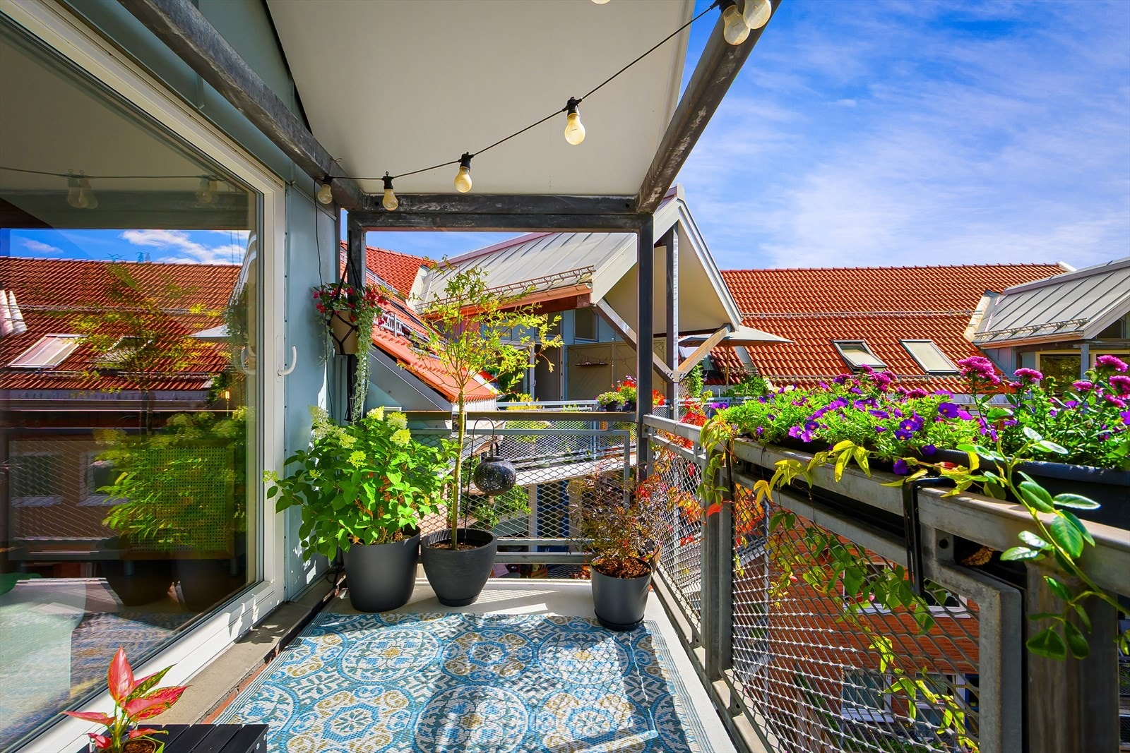 Balkong på 6 m² med gode solforhold Galleribilde