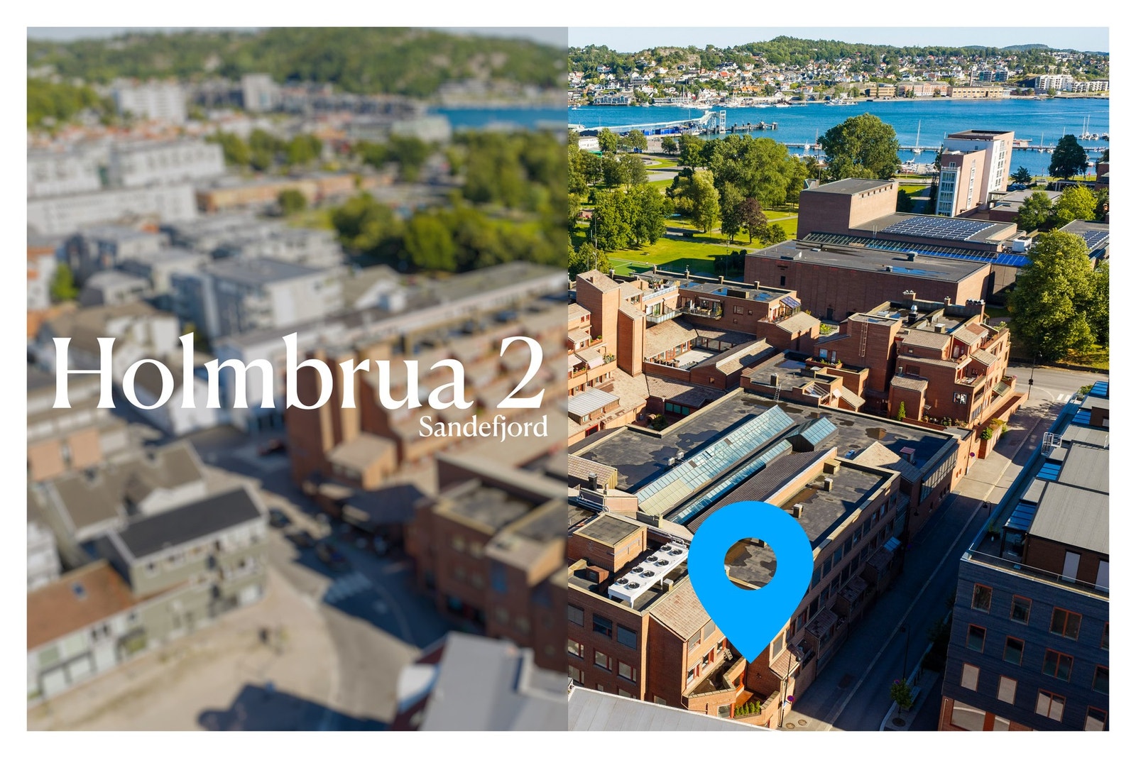 Didrik Schou og EIE eiendomsmegling ønsker velkommen til Holmbrua 2! Galleribilde