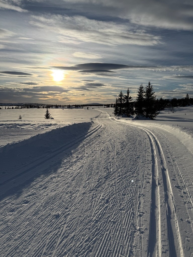 Hytta ligger vakkert til i fjellterreng med lett tilgjengelige stier og løyper. Galleribilde