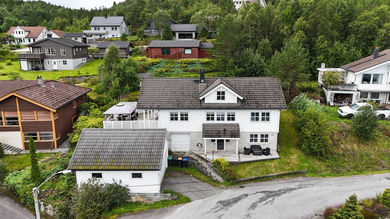 Dronefoto. Galleribilde