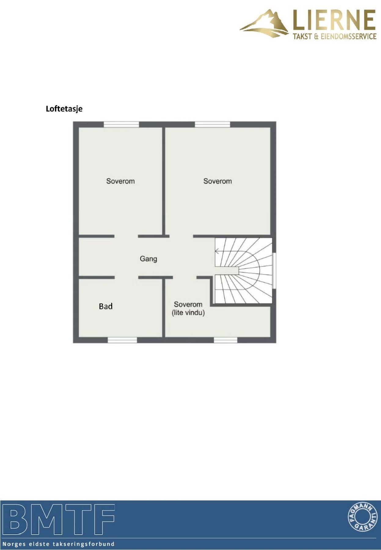 Loftetasje. Galleribilde