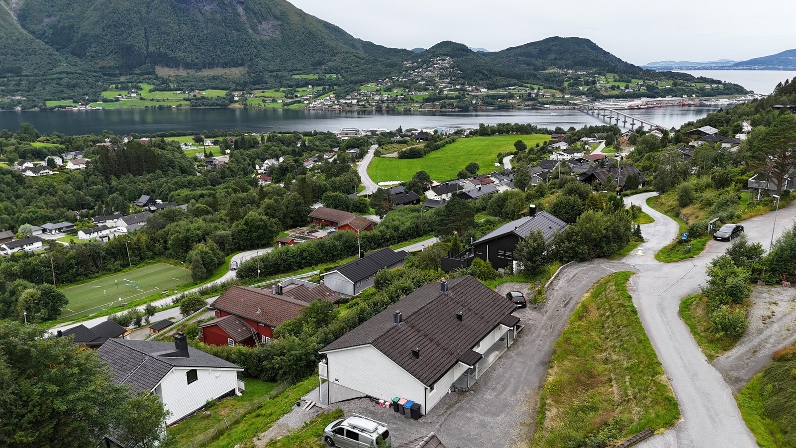 Dronefoto. Galleribilde