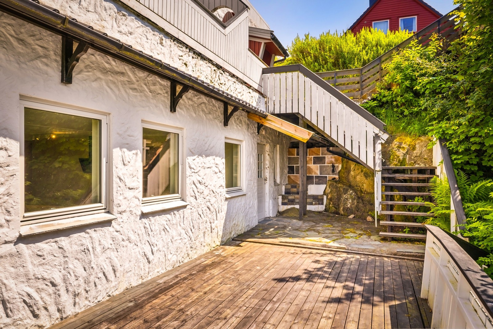 Denne delen av terrassen ser ut til å være byggemeldt. Galleribilde