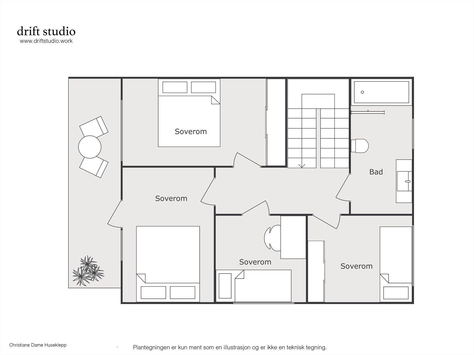 - Plantegning 2.etasje - Galleribilde