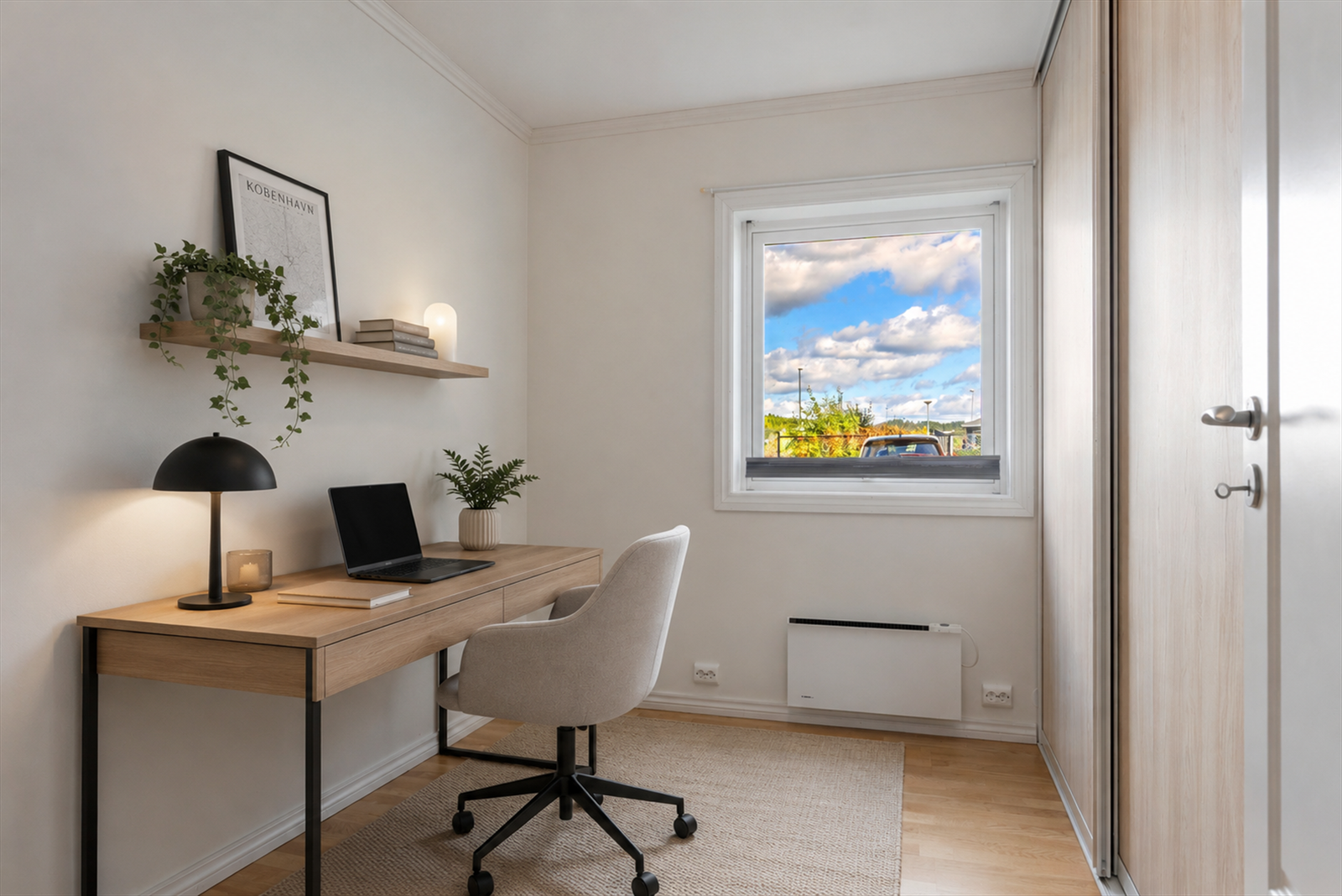 Soverom nr. 2. Eksempel på innredning. Bildet er laget av AI. Galleribilde