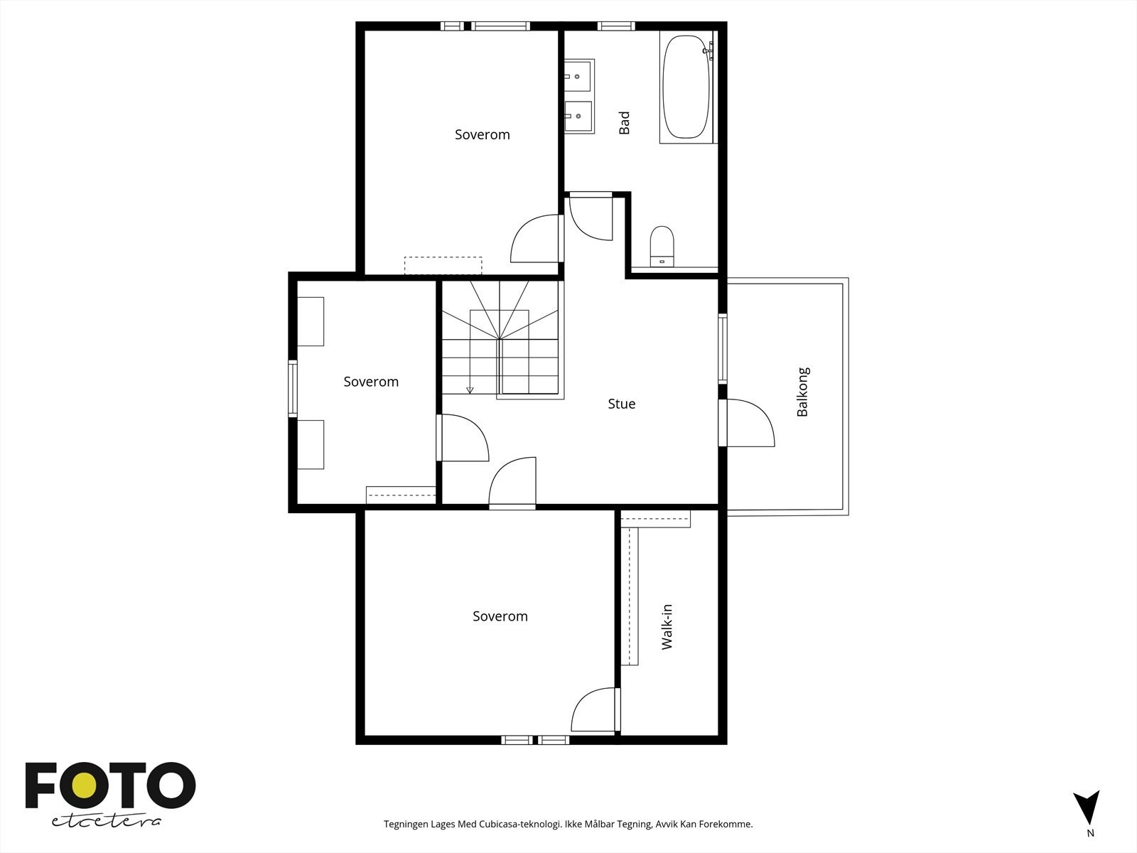 Plantegning 2. etg. Galleribilde