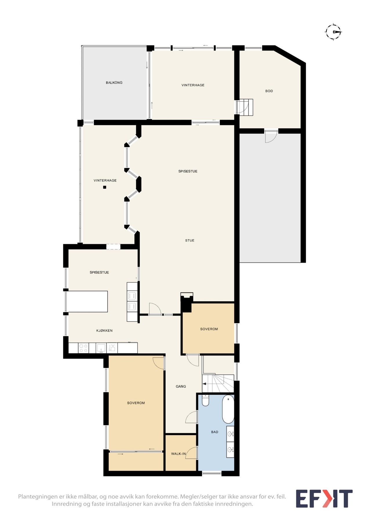 Planskisse 2.etg Galleribilde