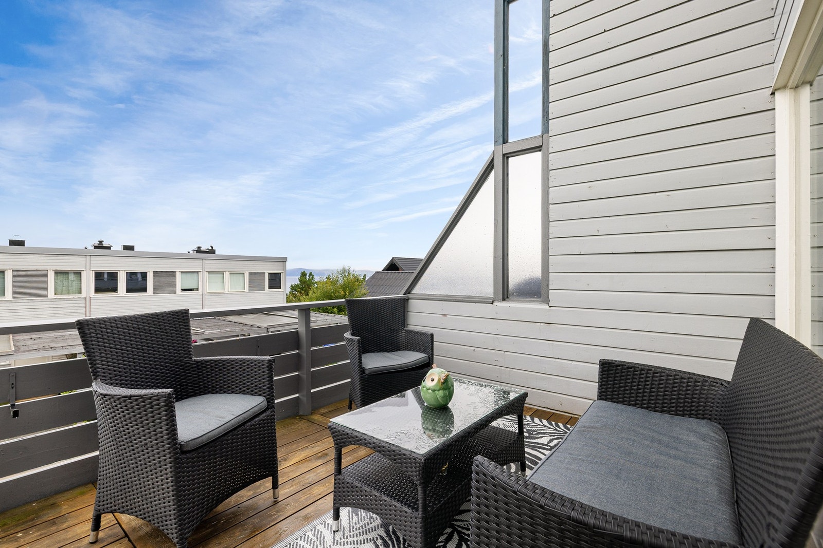 Balkong på 13 m². Galleribilde