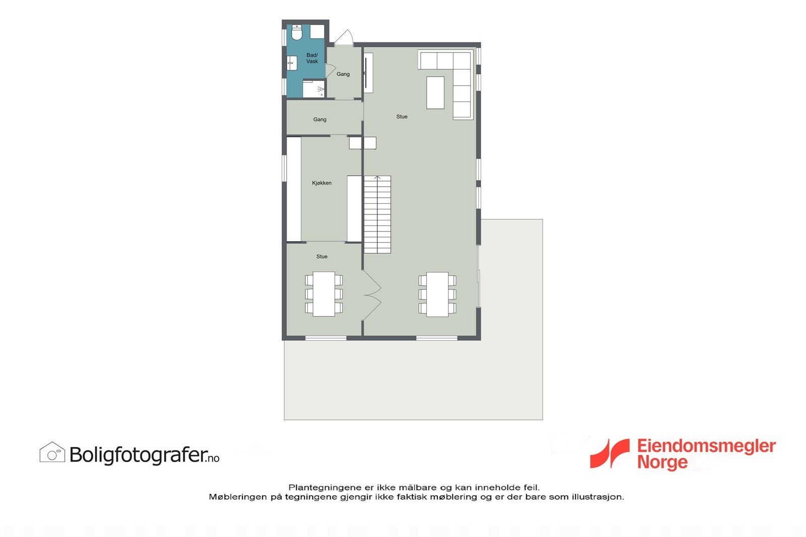 Plantegning hovedetasje Galleribilde