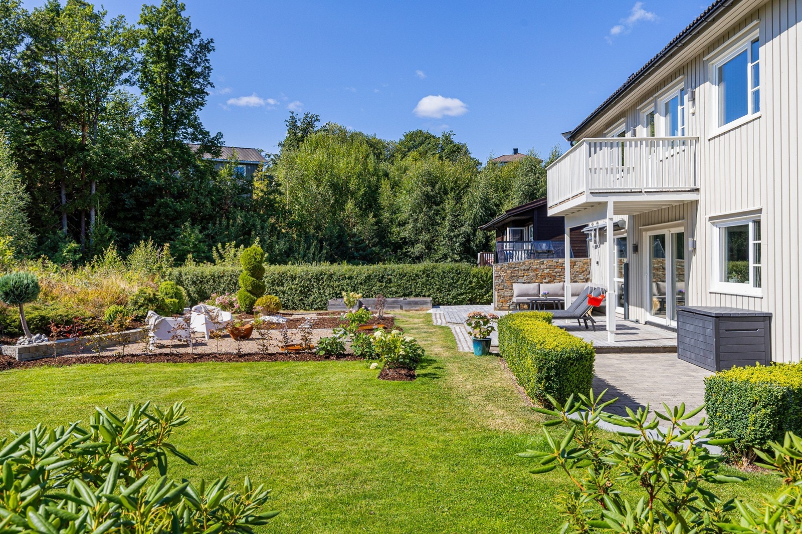 Det er god boltreplass for hele familien. Galleribilde