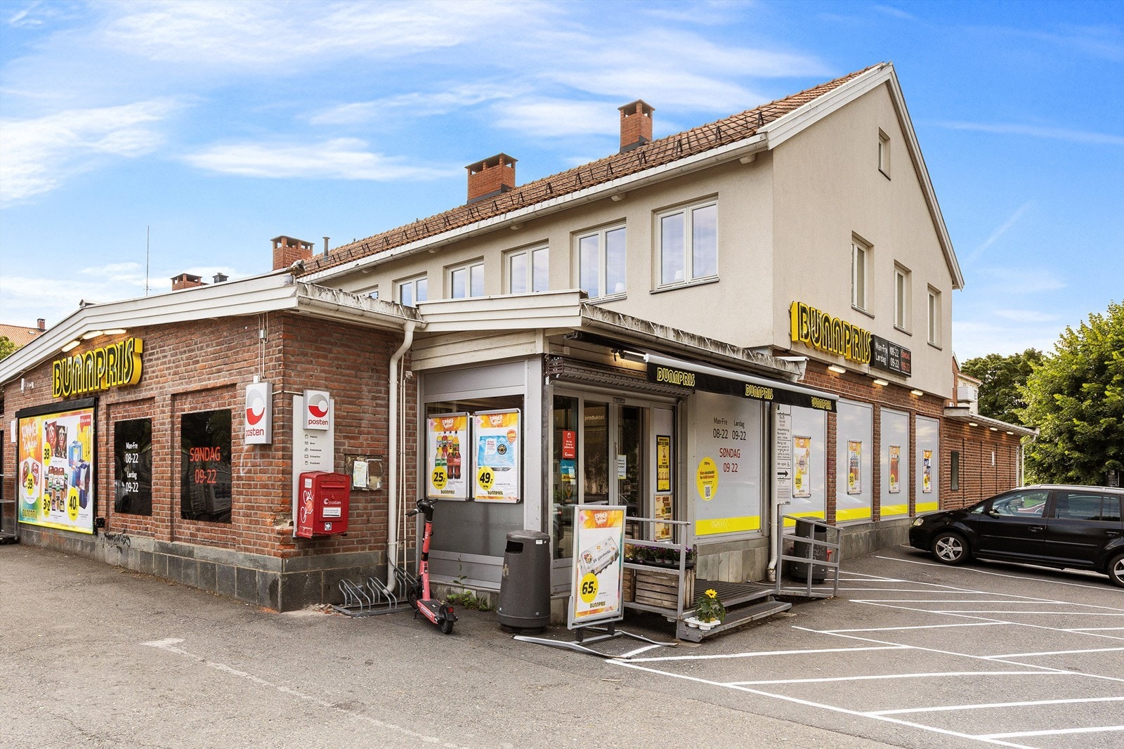 Bunnpris i Grenseveien ligger to minutters gange unna Galleribilde