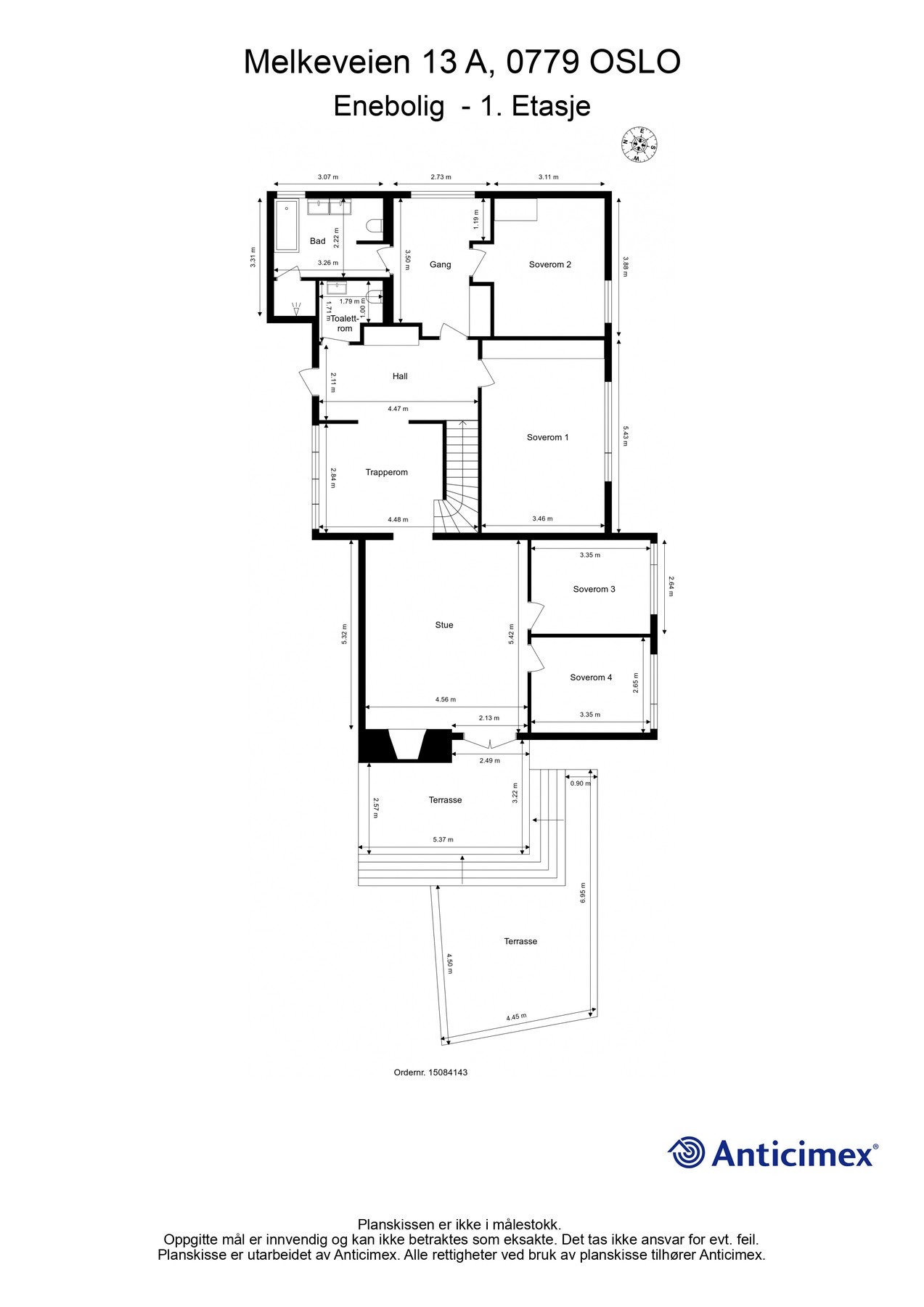Plantegning 1. Etasje Galleribilde