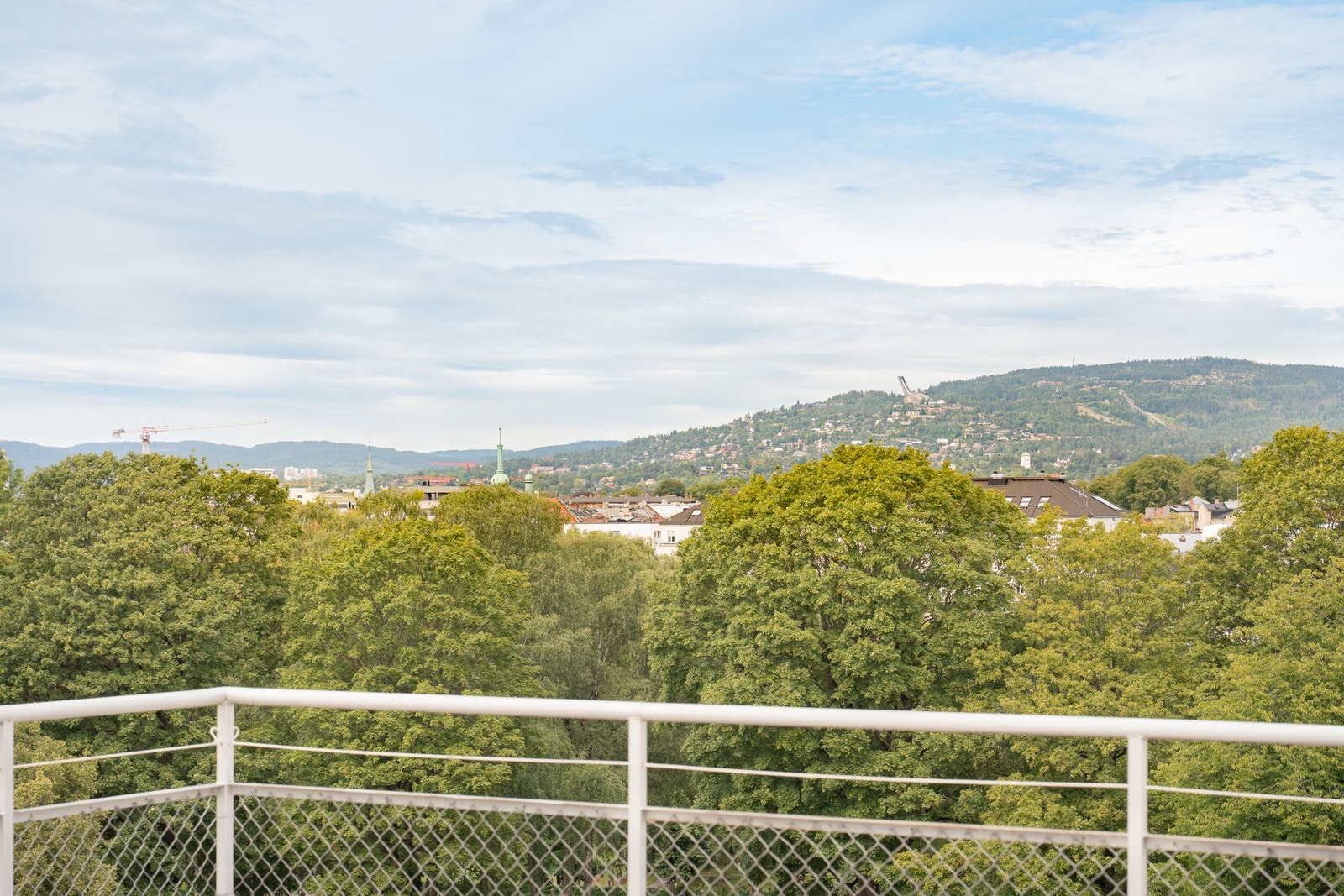 Utsikt mot Holmenkollen. Galleribilde