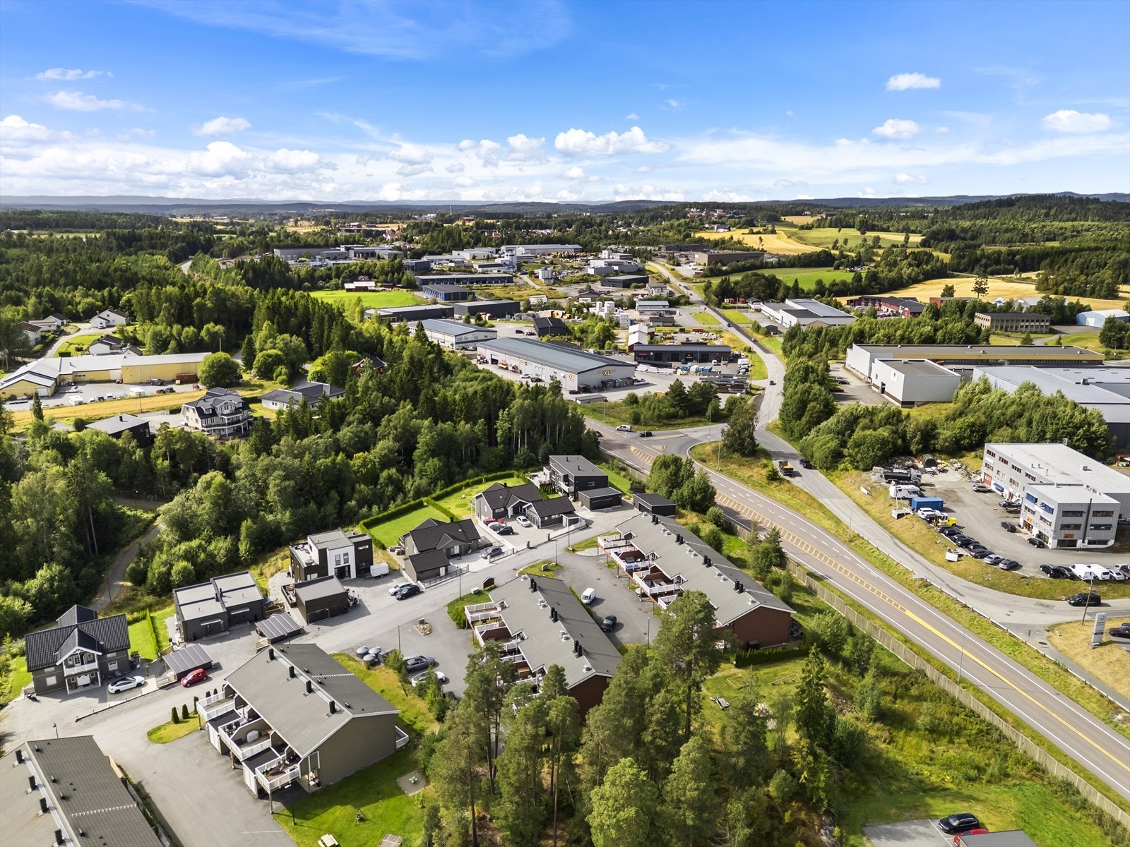 Dronefoto Galleribilde