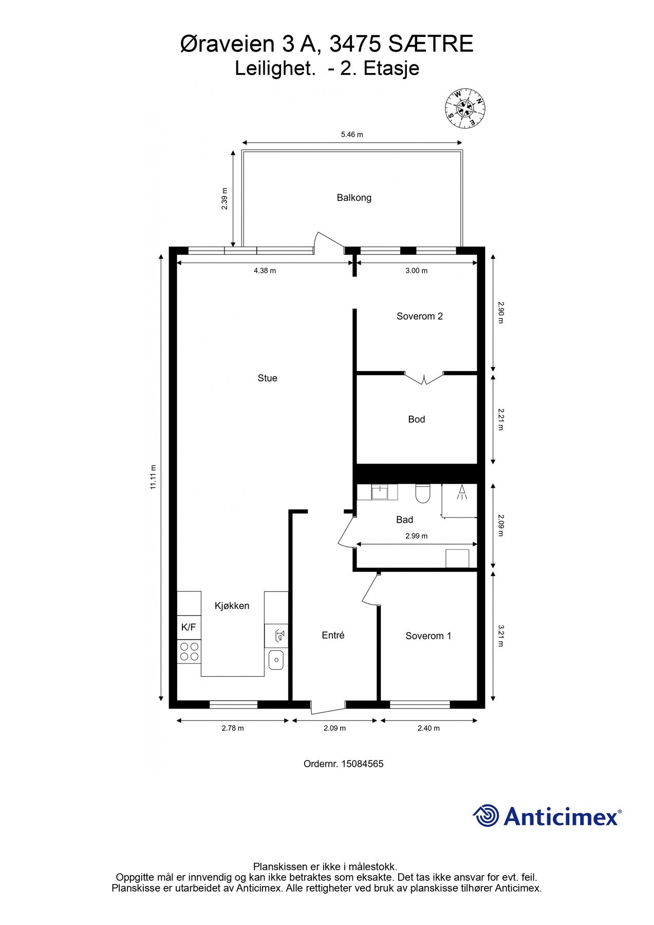 Plantegning Galleribilde