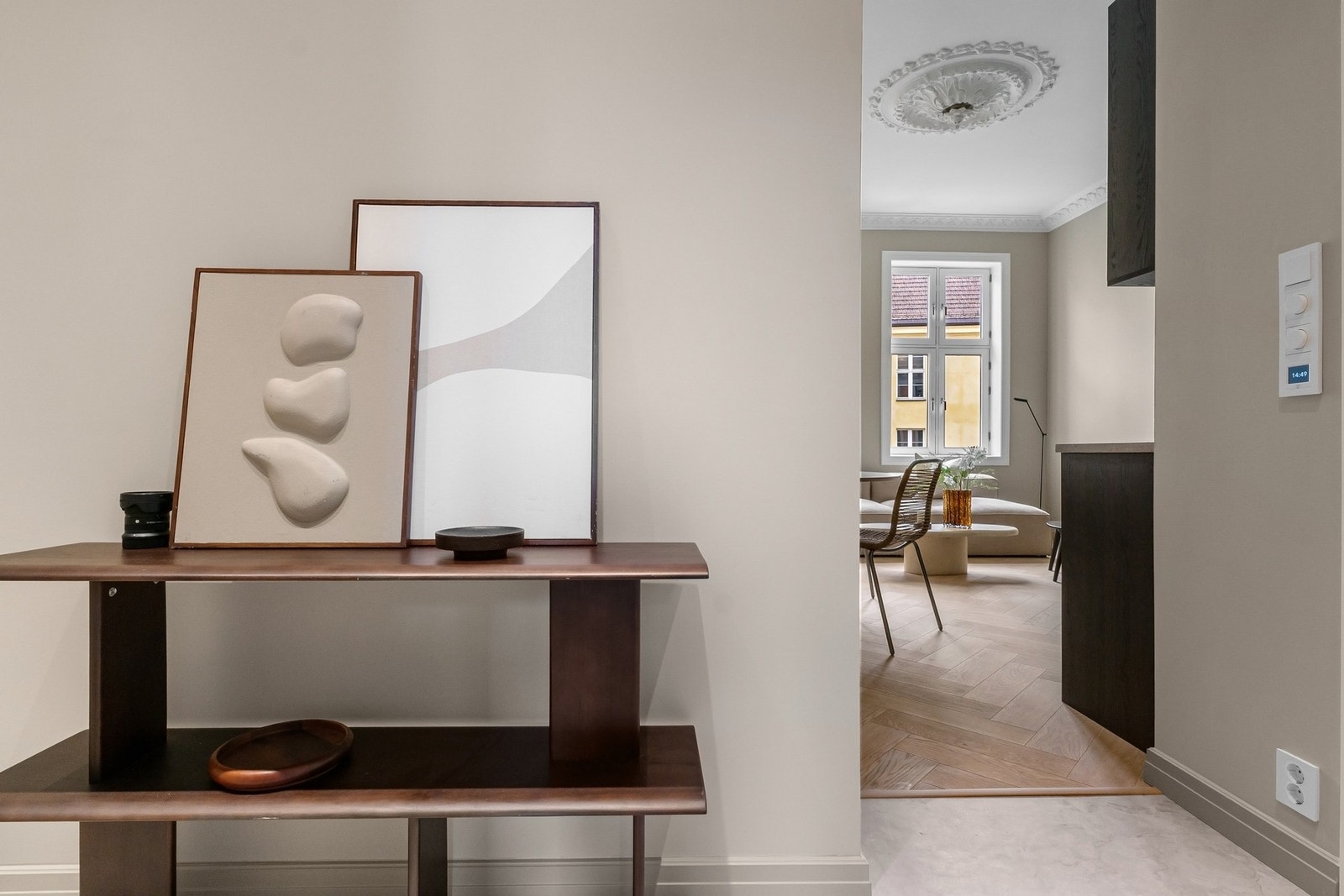 Planløsningen er luftig og gjennomgående. Galleribilde