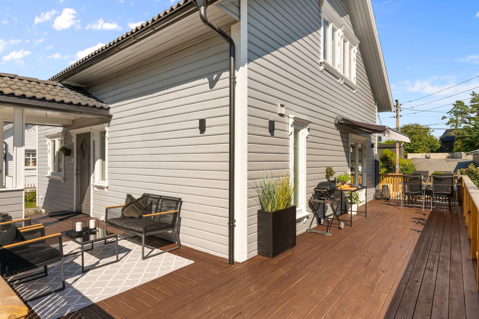 Terrasse på 41 kvm. Galleribilde