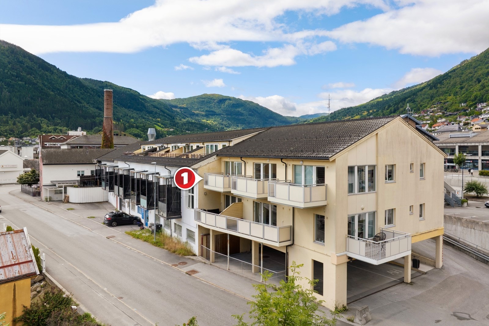 Leilegheita er ein del av sameiget Meieribygget og stod ferdig oppført i 2007. Galleribilde