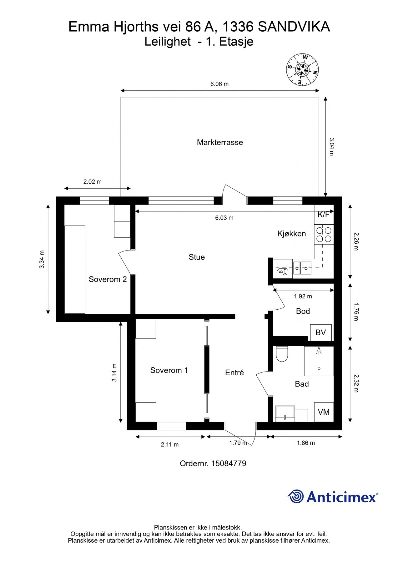 Plantegning Galleribilde