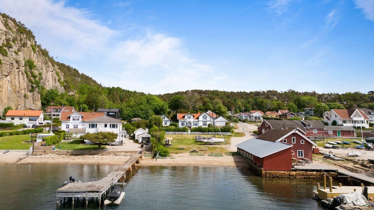 Idylliske omgivelser på Østre Vikane. Galleribilde