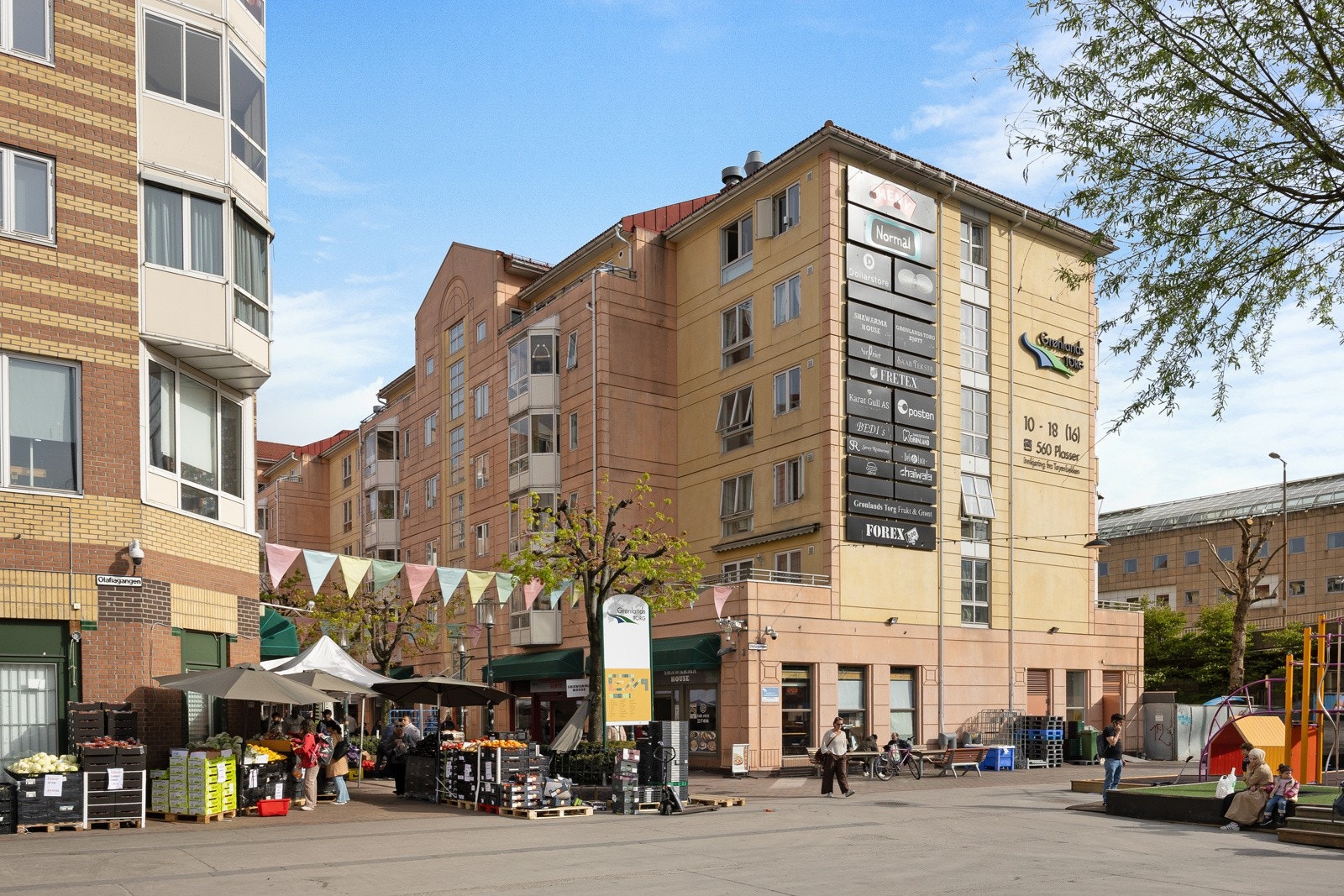 Smalgangen har en svært sentral beliggenhet i hjertet av Grønland Galleribilde