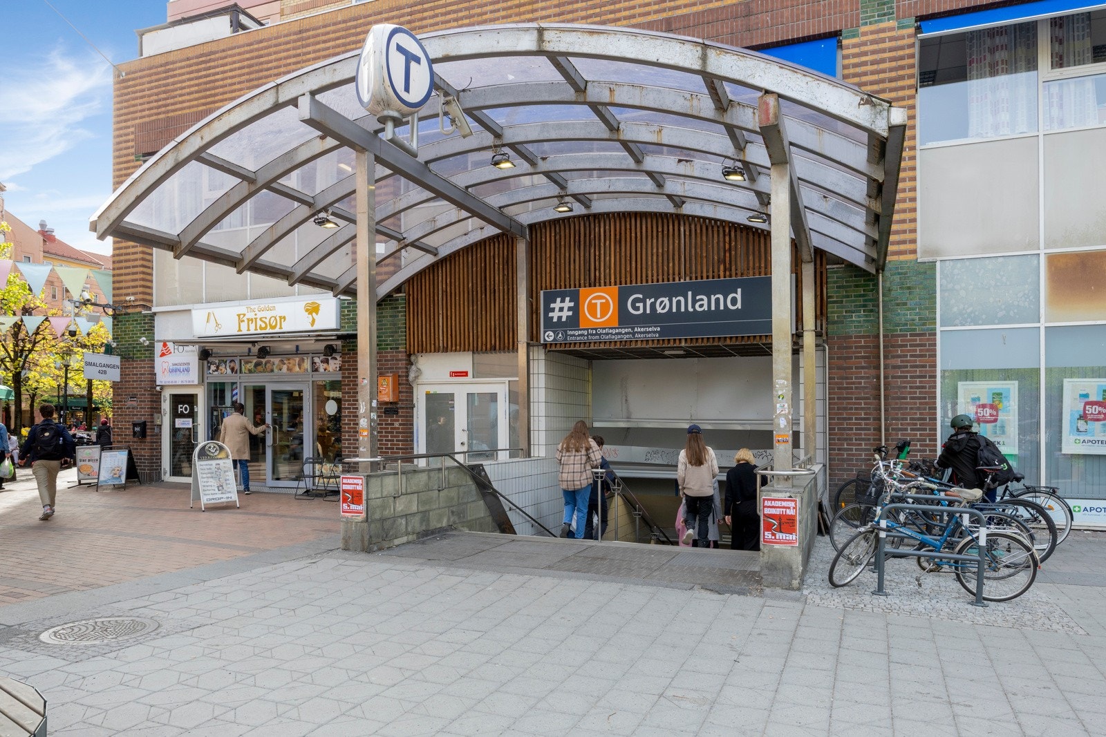 Gode kollektivmuligheter i området Galleribilde