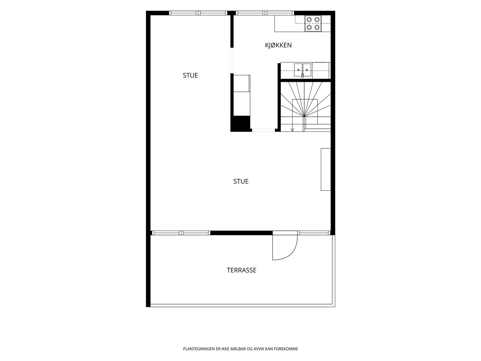 Plantegning 2. etg Galleribilde