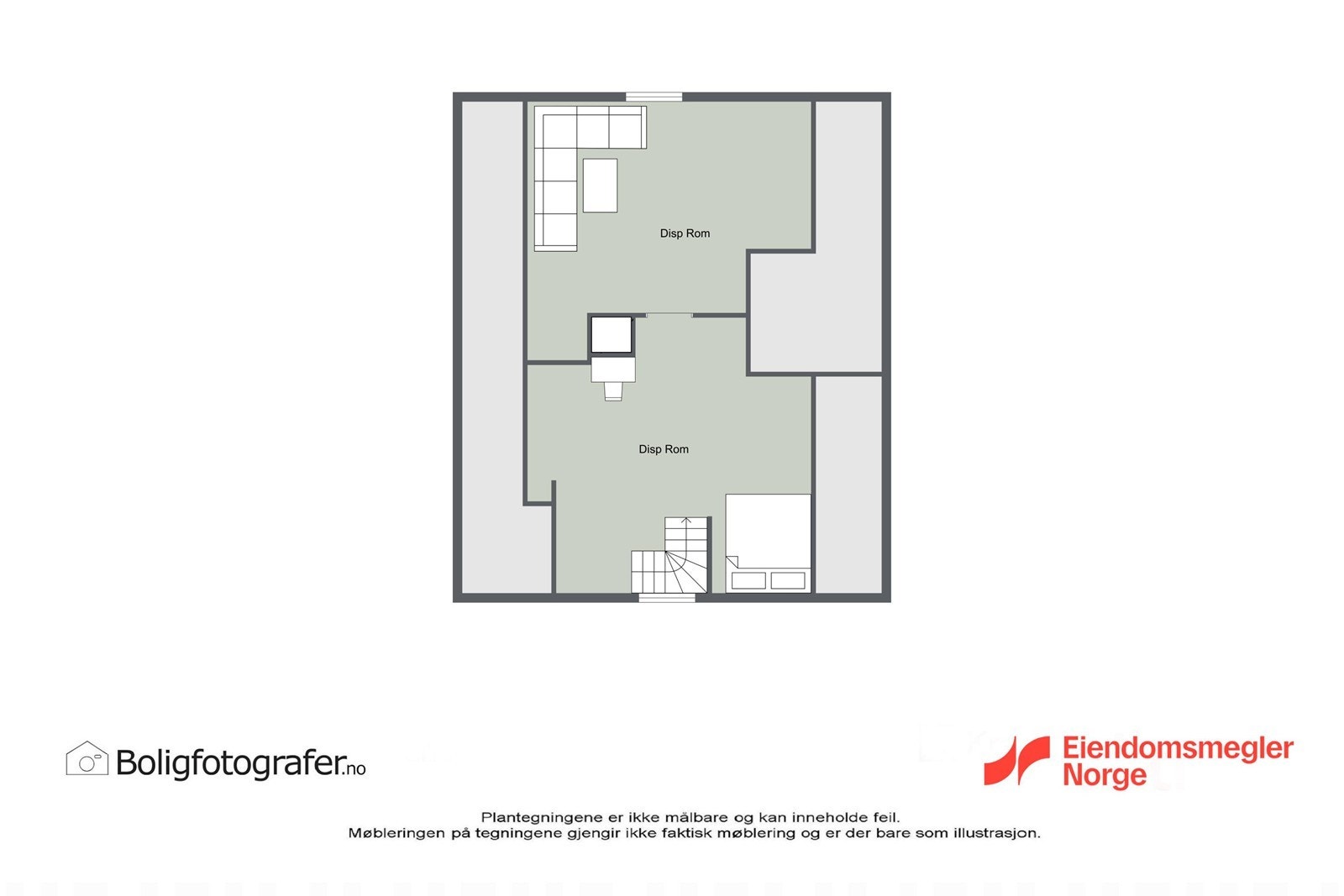 Plantegning loftsetasje Galleribilde