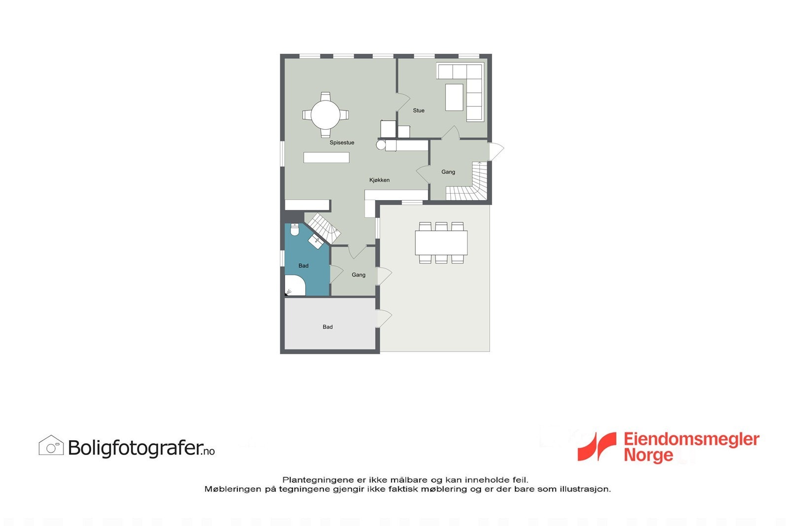 Plantegning 1. etg. Galleribilde