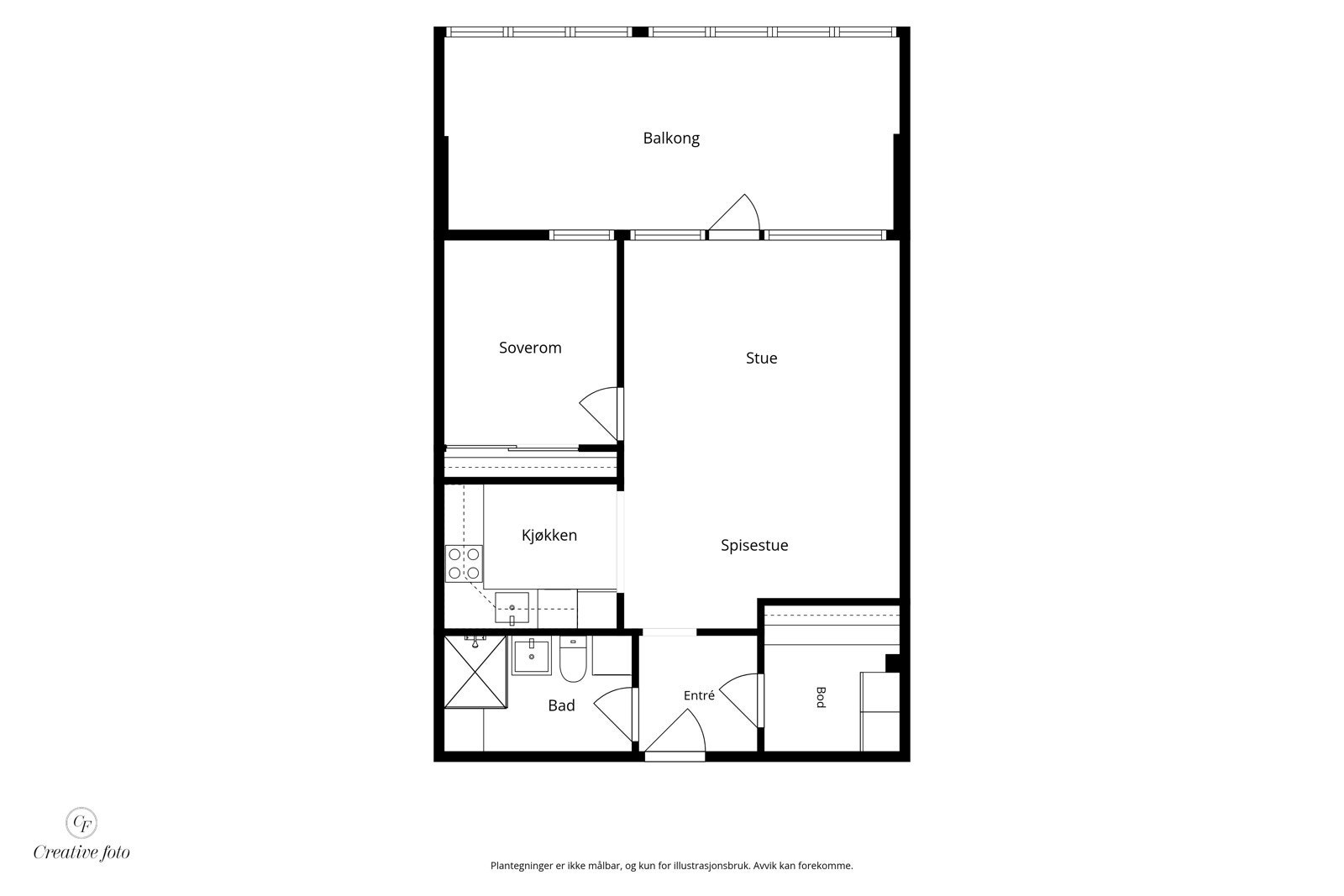 Plantegning Galleribilde
