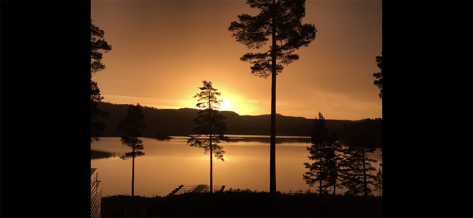 Når solen står lavt på himmelen er det duket for minneverdig stemning. Privat foto. Galleribilde