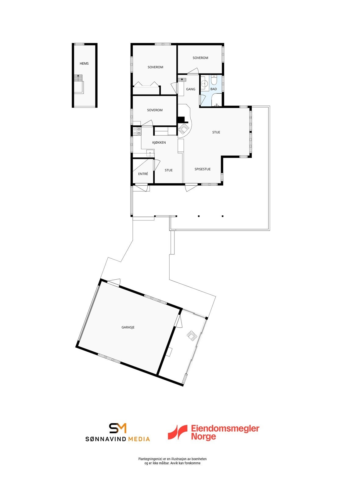 Plantegning. Galleribilde