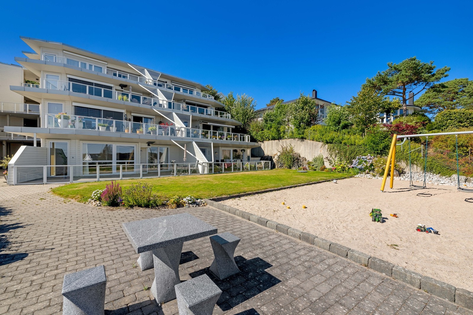 Pent opparbeidete fellesområder. Galleribilde