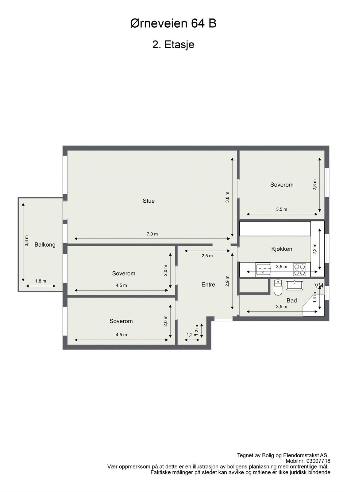 Plantegning Galleribilde