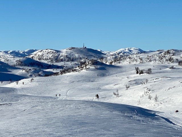 Turmuligheter for både ski og fotturer i fjellet. Galleribilde