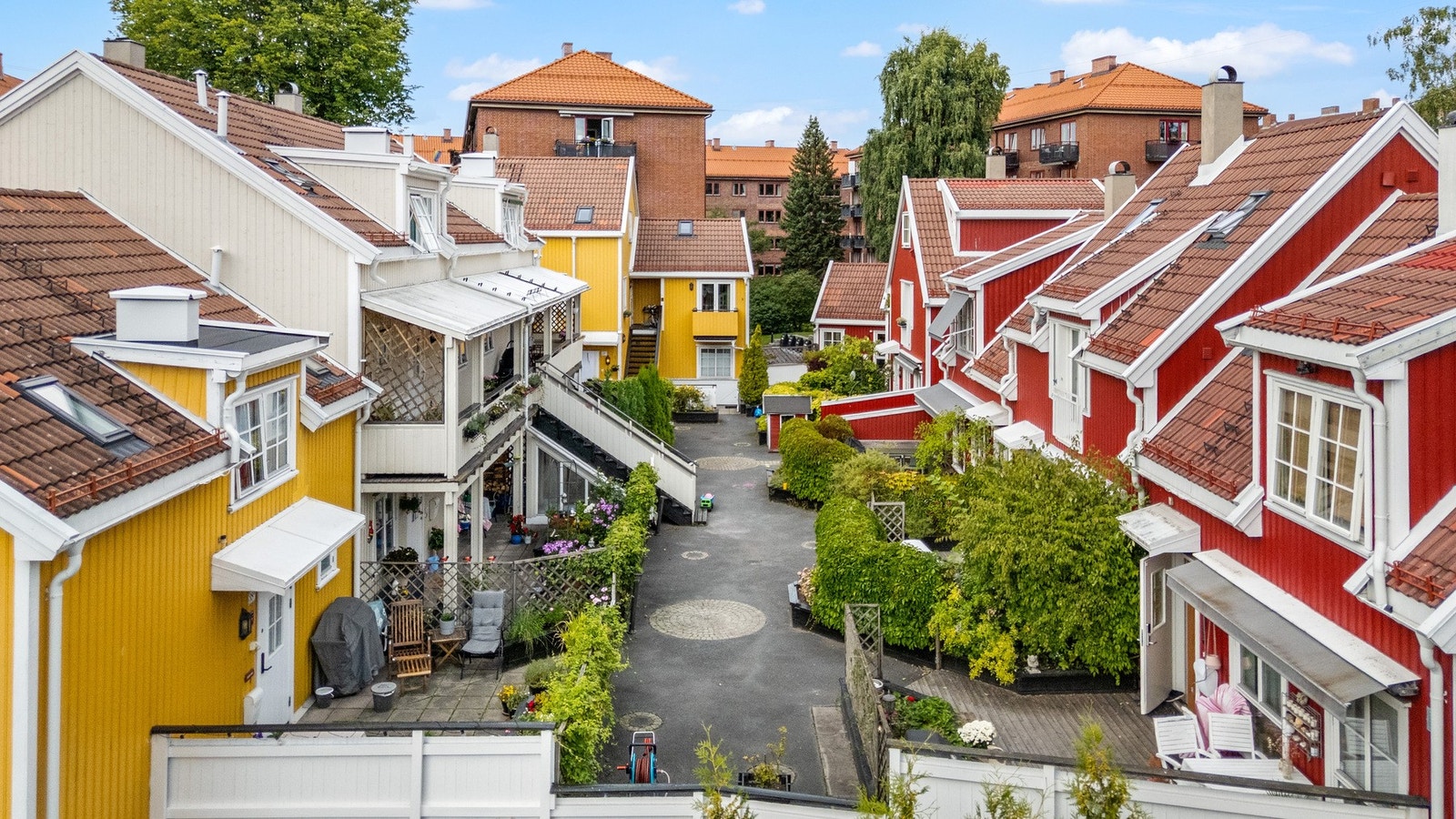Sameiet Kjøpmannsgården består av 20 seksjoner Galleribilde
