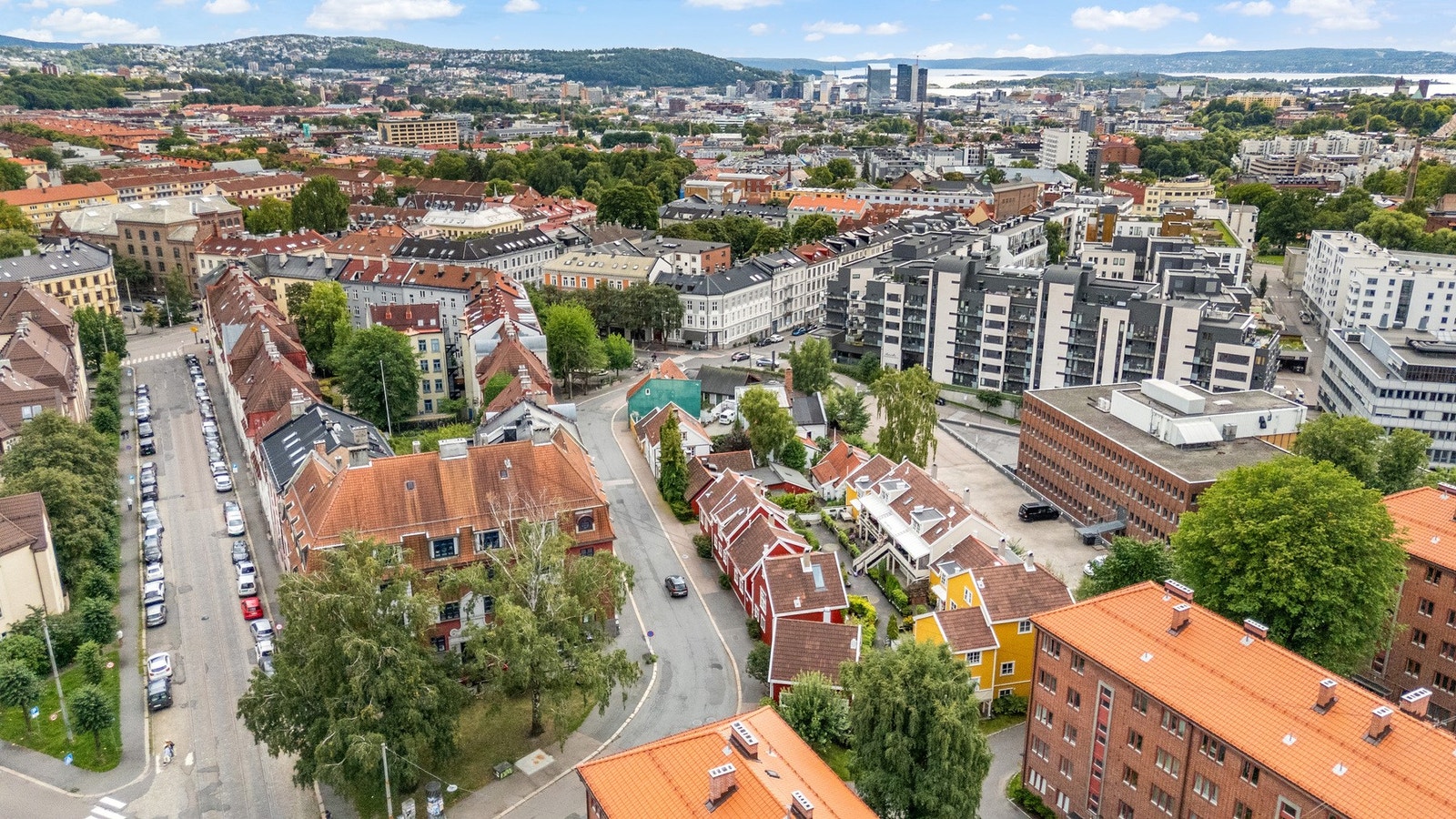 Oversiktsbilde av sameiet og Oslo sentrum Galleribilde